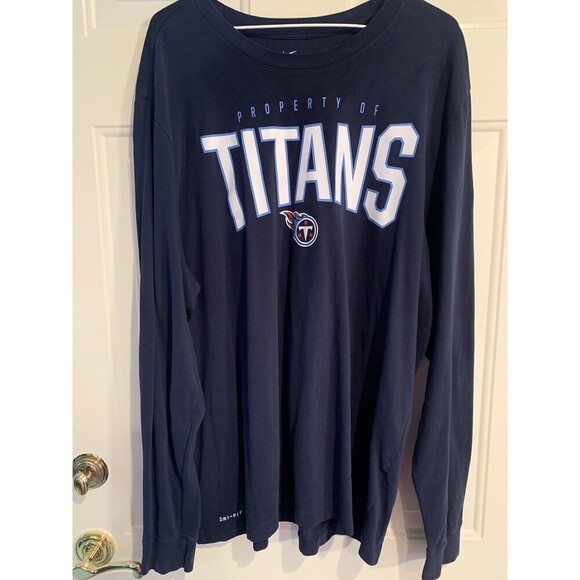 Nike Other - Nike Tee Dri Fit Tenneesee Titans Long Sleeve Size XXL